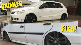 Gol G5 Branco Com Rodas Volcano Daimler amp Gol G2 Na Fixa  Naves Baixas [upl. by Bowrah620]