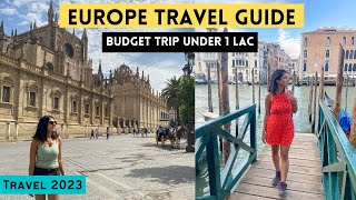 How to Plan your First EUROPE TRIP from India Flights  Visa  Itinerary [upl. by Kursh]