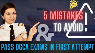 Avoid these 5 mistakes in DGCA EXAMS Preparation  Pilot Studies [upl. by Alpheus]