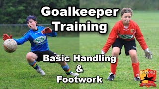 Goalkeeper Training  U10U12  SeriousGoalkeepingnet [upl. by Pahl823]