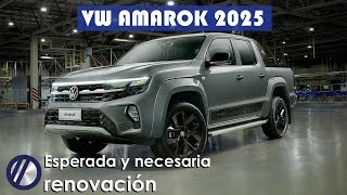 Nueva Volkswagen Amarok 2025  ¿Qué cambió  Equipamiento motores y características [upl. by Ainoz65]