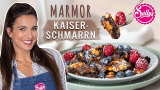 Marmorkuchen Kaiserschmarrn Rezept 😮😋  süß fluffig amp lecker mit Früchten [upl. by Hansel]