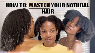 HOW TO CARE FOR NATURAL HAIR FOR BEGINNERS  My Full Natural Hair Regimen [upl. by Enisaj]