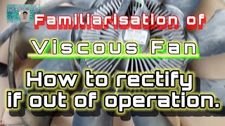 🇵🇭 How to rectify viscous fan if out of operation and parameters value [upl. by Gnilrac922]