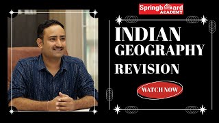 Indian Geography Revision Class For RAS Pre  Mukesh Sir Springboard Academy [upl. by Micheal745]