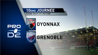 J1O PRO D2  OYONNAX vs GRENOBLE  Le match en bref [upl. by Ursal]