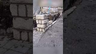 Building a wall  Marshalls Walling amp Garden Renovation construction home marshall stone mason [upl. by Enovahs]