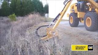 Brushcutting Solution for Cat® Wheel Loaders  Ideal for Roadside Brush Maintenance [upl. by Hinckley93]