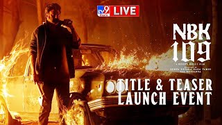 NBK109 Title amp Teaser Launch Event LIVE  Nandamuri Balakrishna  Bobby Kolli  Thaman S  TV9 [upl. by Anelet]