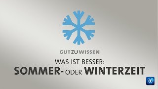 gutzuwissen Sommer oder Winterzeit  was vertragen wir besser [upl. by Ronen932]