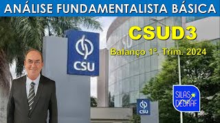 CSUD3  CSU DIGITAL SA  ANÁLISE FUNDAMENTALISTA BÁSICA PROF SILAS DEGRAF [upl. by Herrah889]