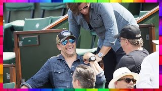 PHOTOS RolandGarros 2018  David Hallyday seul sans sa femme ni ses enfants [upl. by Freddi379]