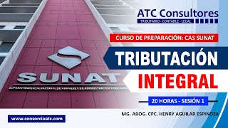 CURSO TRIBUTACION INTEGRAL 16  PREPARACION CAT SUNAT  24 HRS [upl. by Vaughan]