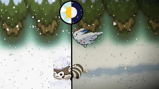 Furret Walk with Snom in the Snow Route 216 10 hours [upl. by Herzberg967]