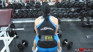 Eva Pogacnik 3 weeks out to Arnold Classic Europe 2012 [upl. by Yttiy]