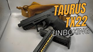 Taurus TX22 unboxing and initial review [upl. by Ayahsey181]