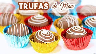 Cómo hacer TRUFAS de Maní 😋😋😋  Fácil y rápido  Cositaz Ricaz [upl. by Viradis]