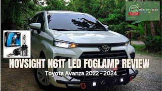 Novsight N61T LED Foglights for Toyota Avanza 20222024  Upgrade Your Ride [upl. by Falconer440]