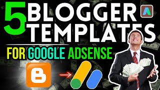 5 free blogger templates  Best blogger template for Google AdSense  Blogger AdSense approval [upl. by Charie]