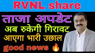 rail Vikas Nigam share latest news today  RVNL share analysis today [upl. by Aelc]