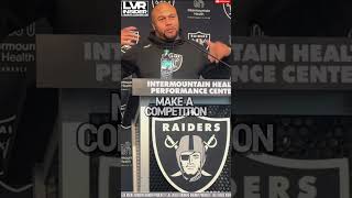 Las Vegas Raiders Coach Antonio Pierce onK Daniel Carlson raiders danielcarlson raidersnation [upl. by Eyar]