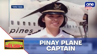 Aimee Carandang First female commercial pilot in PH Asia [upl. by Sibley]