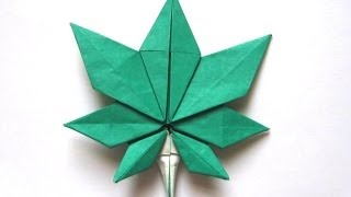 Origami Maple Leaf by quotJassuquot Kyuseok Oh Part 1 of 5 [upl. by Cupo]