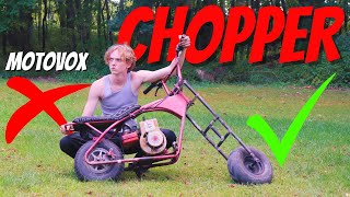 I Made A Motovox Into A Chopper [upl. by Francine]