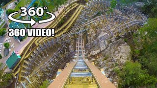 Wildfire 360 Degree Onride Roller Coaster POV VR 360 Kolmarden Sweden [upl. by Kreindler]