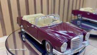 Mercedes 280SE Convertible  Maisto 118 [upl. by Ardnohs]