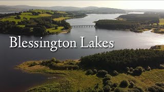 Blessington Lakes  Wicklow Mountains  Ireland  4K Aerial Film [upl. by Goodrow8]