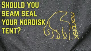 Do you need to seam seal your Nordisk Silnylon tent Nordisk Telemark 2 LW  Svalbard 1 SI rain test [upl. by Oahc]