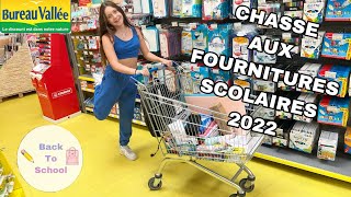 CHASSE AUX FOURNITURES SCOLAIRES 2022  BACK TO SCHOOL [upl. by Ayatnahs]