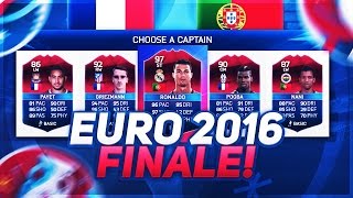 FUT 16  DRAFT FINALE EURO 2016  FRANCE  PORTUGAL [upl. by Leahcin]