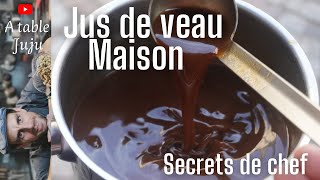 fond de veau  Comment Faire un Jus de Veau Maison comme un Chef [upl. by Naitsihc826]