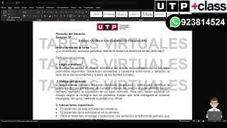 🔴 ACS07 Semana 07  Tema 01 Ensayo  Análisis a la Constitución Peruana PA [upl. by Alroy579]