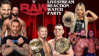 WWE Monday Night Raw Livestream Watch Party 8262024 LIVE Reactions amp Commentary [upl. by Amej]