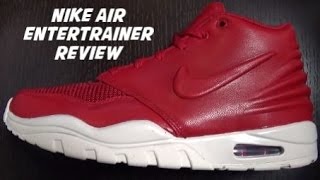 Nike Air Entertrainer Varsity Red Sneaker Review [upl. by Darleen443]