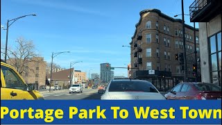 Chicago  Portage Park  Old Irving Park  Avondale  West Town  February 14 2024 [upl. by Delmor]