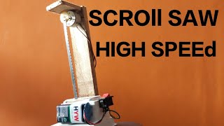 How To Make Scroll Saw Machine With Your Hands At Home 775 Motor [upl. by Stouffer313]