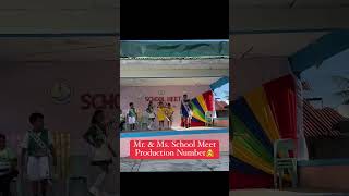 Mr and Ms School Meet Production Number nocopyrightmusic intramurals productionnumber muses [upl. by Banky]