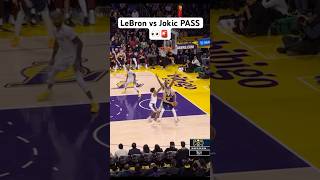 LeBron vs Jokic PASS 👀🚨 basketball nba [upl. by Thurmann]