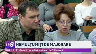 Profesorii cer salarii mai mari cu 35 la sută [upl. by Ynnej]