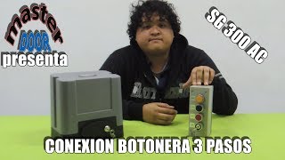 Como conectar botonera al motor SG300 [upl. by Cantu]