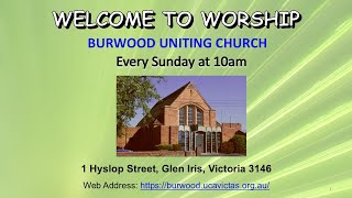 Burwood Uniting Church Livestream  Sunday 17th November 2024 [upl. by Ives]