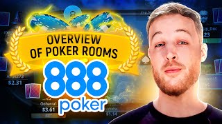 Review of 888 poker Pros and cons  Overview of poker rooms [upl. by Cece]