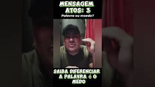 Saiba Diferenciar  Medo ou Palavra Descubra a Diferença e Seu Impacto com Eduardo o Xaropinho [upl. by Enaillil]