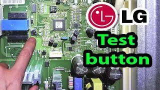 LG refrigerator test and reset button [upl. by Yelir277]