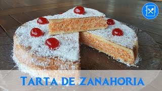 TARTA DE ZANAHORIA sin horno  Cocina al día  Receta 22 [upl. by Einnov]