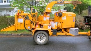 Wood Chipper in Action Bandit Model 90XL [upl. by Elam]